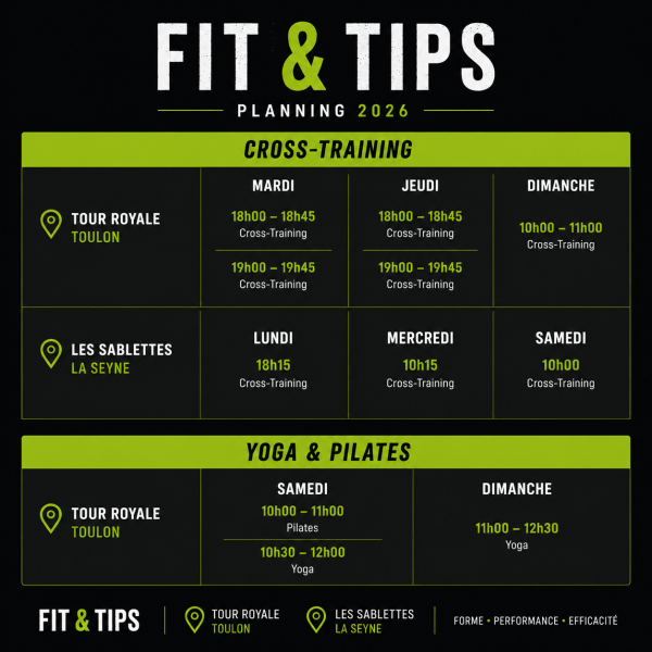 Nos plannings