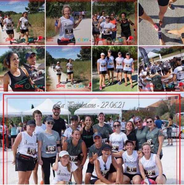 Course féminine de La Pratédane à La Garde avec coach sportif